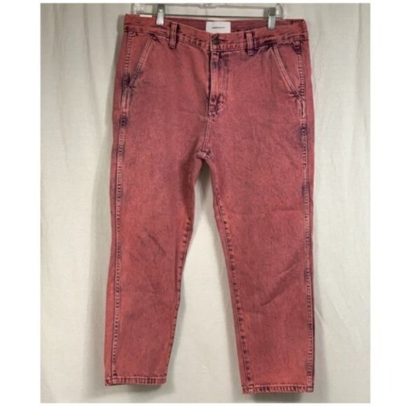 NWT Current/Elliott The Cropped Confidant Pink Pants 31